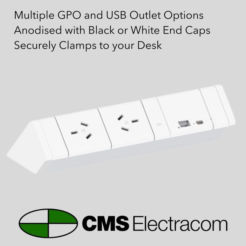 Athena Above Desk Power Rails | Cavan Office Furniture