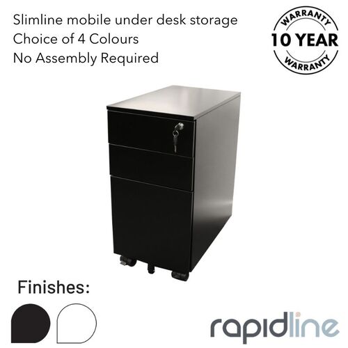 GO Steel Slimline Mobile Pedestal