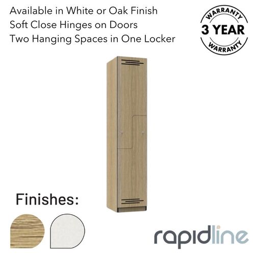 2 Door Step Door Melamine Locker