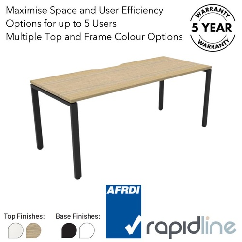 Infinity Single Sided Profile Leg Workstation
