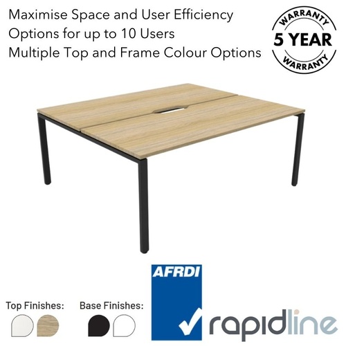 Infinity Back to Back Profile Leg Workstation