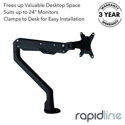 Elevate Gas Operated Single Monitor Arm