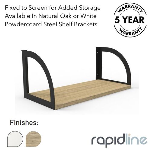 Screen Hung Shelf