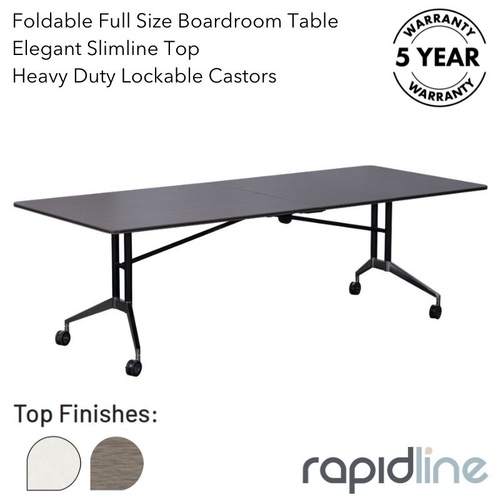 Rapid Edge Folding Meeting & Boardroom Table