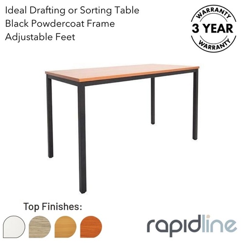 Drafting Height Steel Frame Table