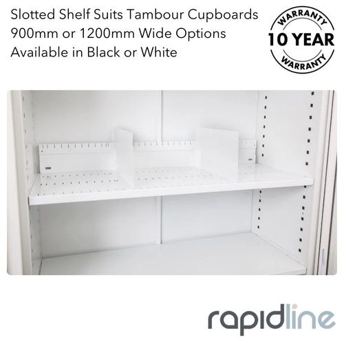 GO Tambour Cupboard Slotted Shelf