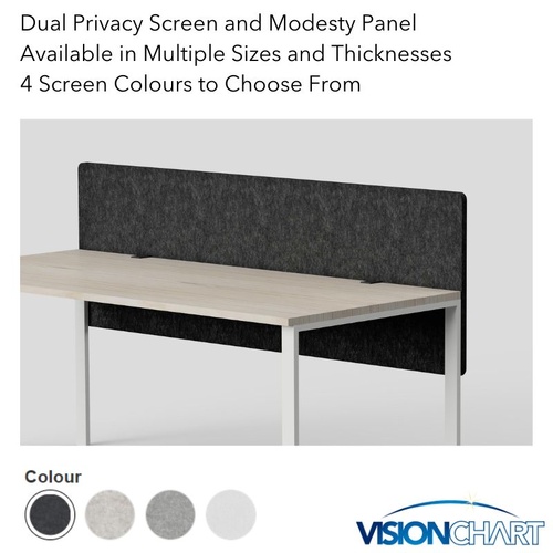 SANA Serenity Altitude DUAL Above & Below Desk Screen