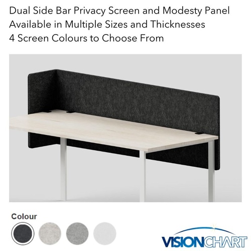 SANA Serenity Side Bar DUAL Desk Screen