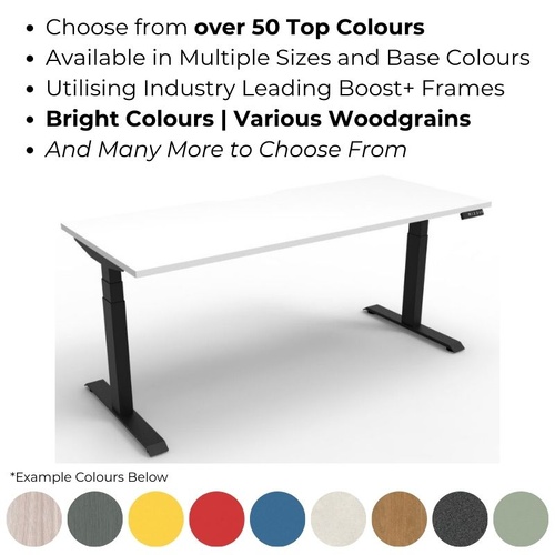 Custom Colour Sit Stand Desks