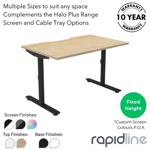 Halo Static Single Sided Workstation