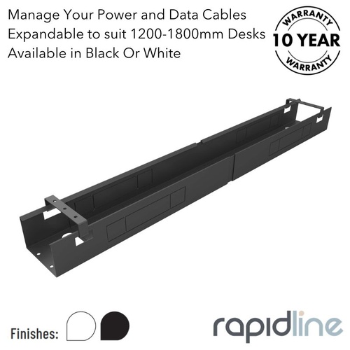 Telescopic Desk Mount Cable Tray