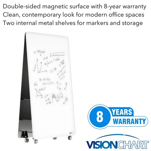 JART Mobile A-Frame Double-Sided  Whiteboard