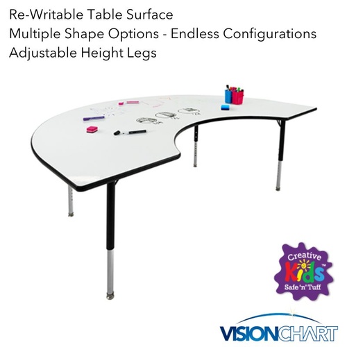Creative Kids Dry Erase Whiteboard Tables
