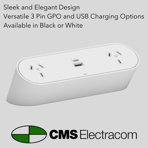 Viva Trio Above Desk Power Rails