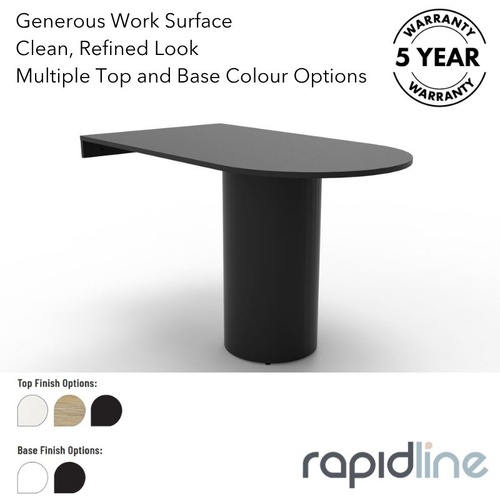 Drum Base D-End High Bar Table